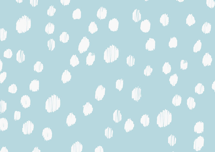 Dots and Spots, Electric Blue - Twist&Fit Roller Blind - Image 6